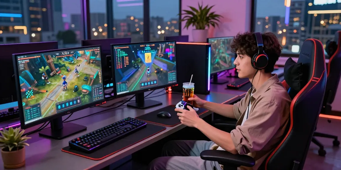 Player immersed in the XX88 online gaming experience with a modern gaming setup.