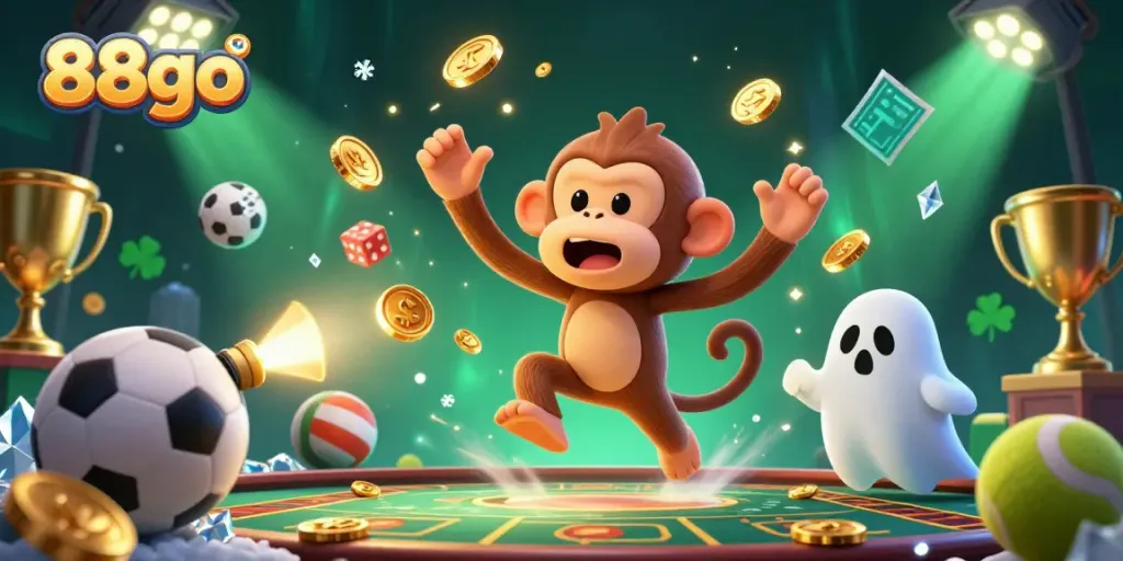 Engage in thrilling betting experiences with 88go, featuring dynamic gaming elements in a lively casino.