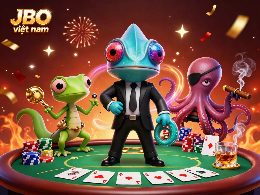 Engage in thrilling gameplay at JBO việt nam with vibrant casino elements and a dynamic atmosphere.