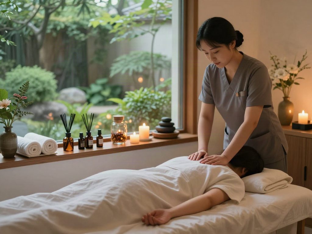 Experience relaxation with a 강서구출장마사지 in a serene spa setting.